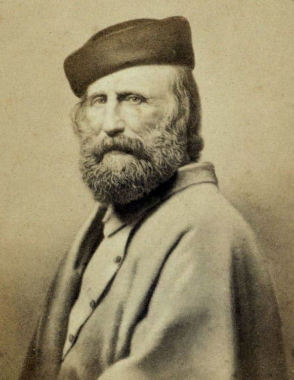 Giuseppe Garibaldi with namesake beard style