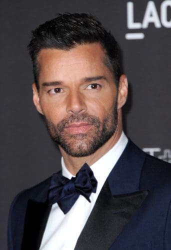 Ricky Martin Full Stubble Beard