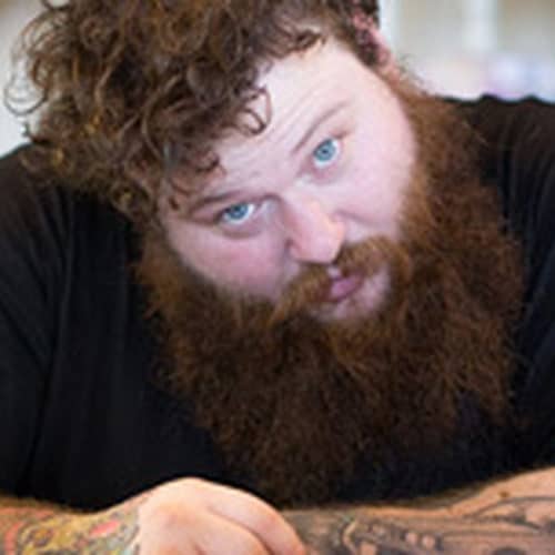 Action Bronson with Hair Action Bronson with Hair