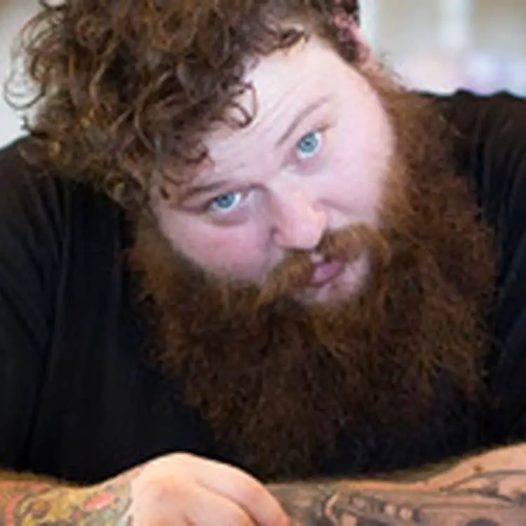 Action Bronson with Hair