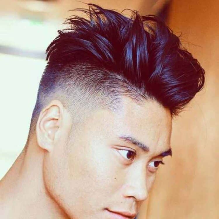Asian Fade Long Hair