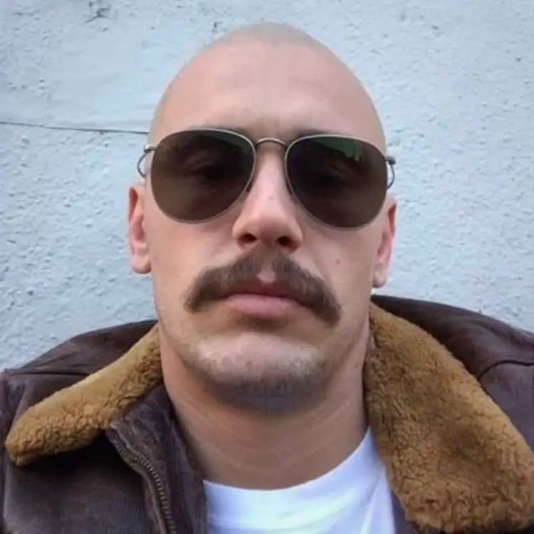 Bald Chevron Mustache