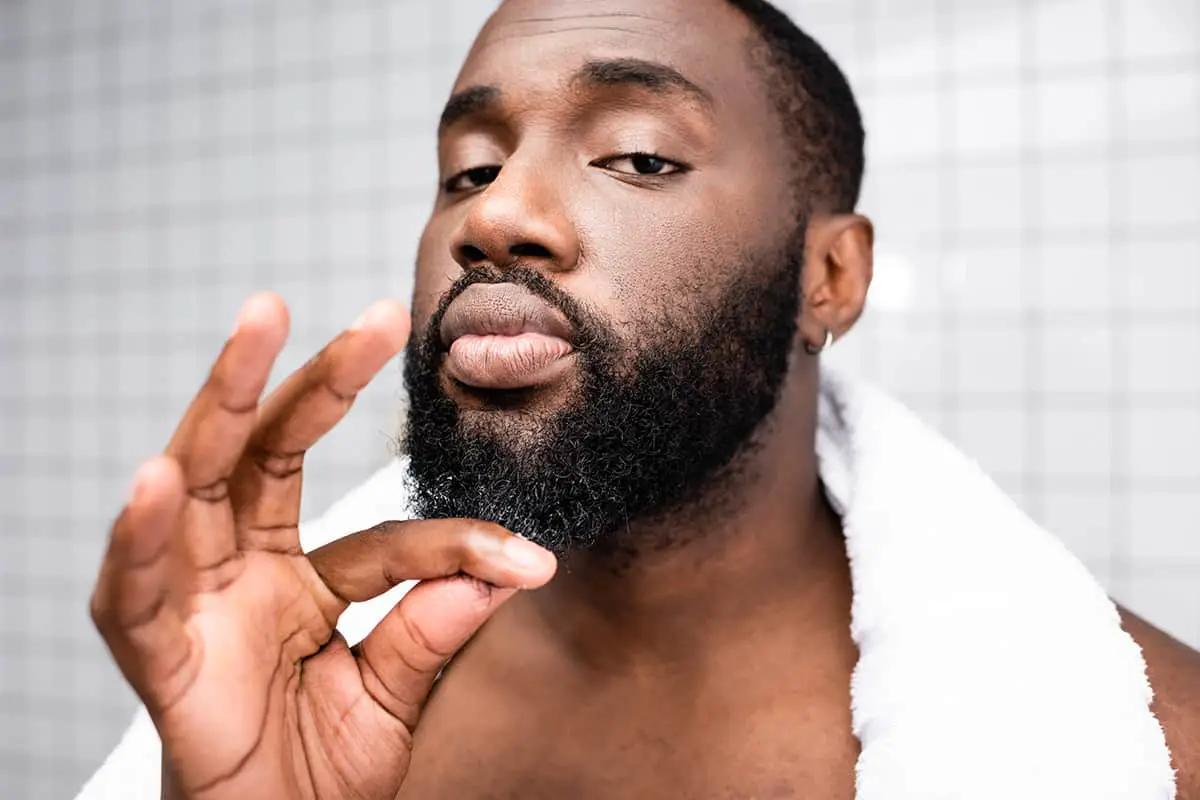 black men beard care