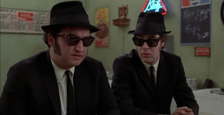 Blues Brothers Flared Sideburns