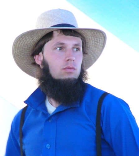 Amish beard, no mustache