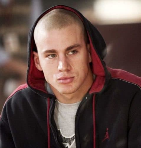 Actor Channing Tatum is shaved bald Actor Channing Tatum is shaved bald