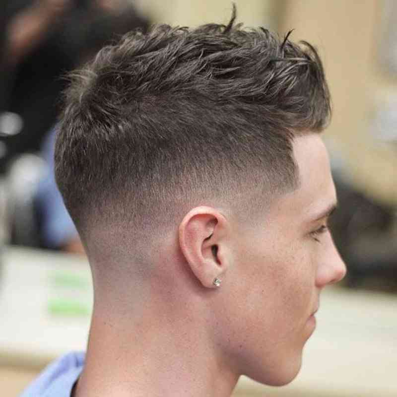 The messy Short Hair Taper Fade.