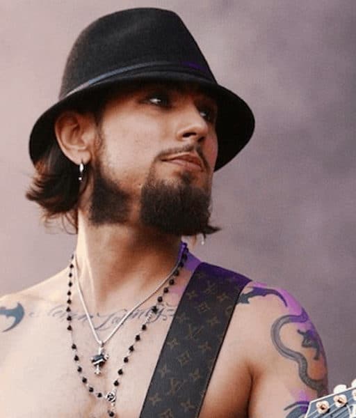 guitarist Dave Navarro loves the beard.