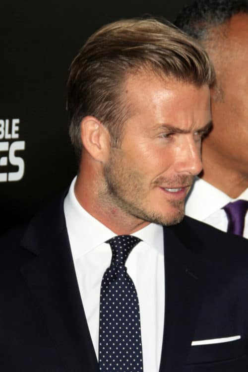 David Beckham with Hair