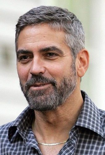 George Clooney with Salt and Pepper Hair