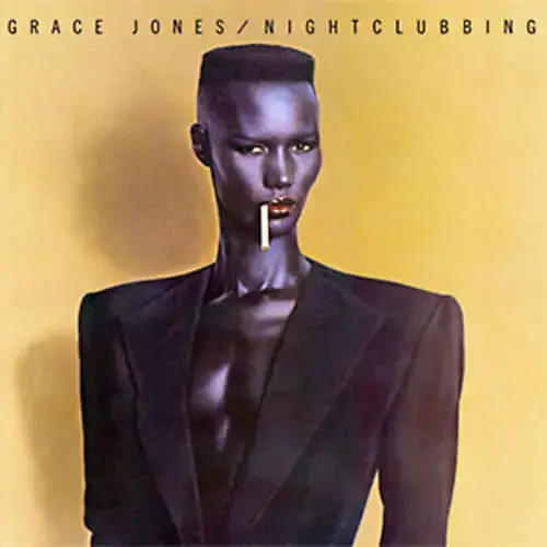 Grace Jones with the fade haircut trend