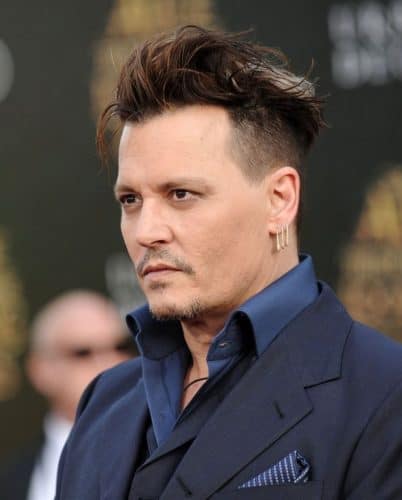 Grindelwald Johnny Depp hair