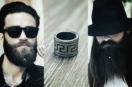 Hipster beard jewelry styles