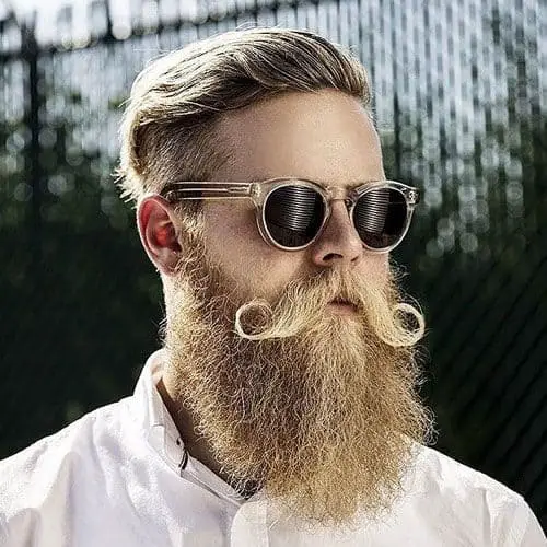 Long beard with an Imperial Mustache.