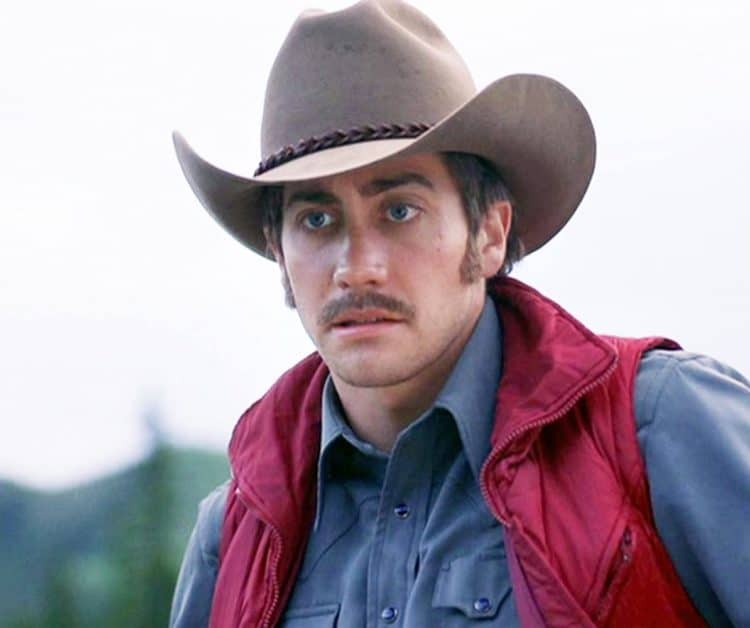 Jake Gyllenhaal with cowboy sideburns.