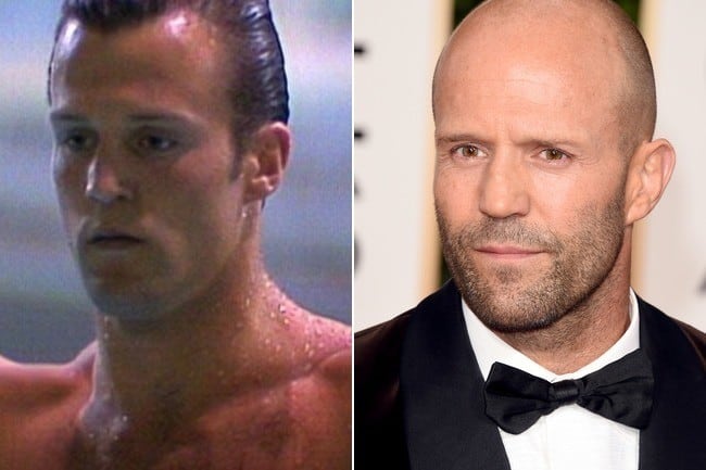 Jason Statham had hair before being bald