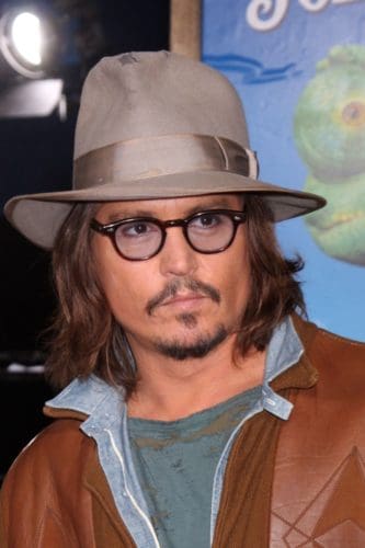 Johnny Depp patchy beard