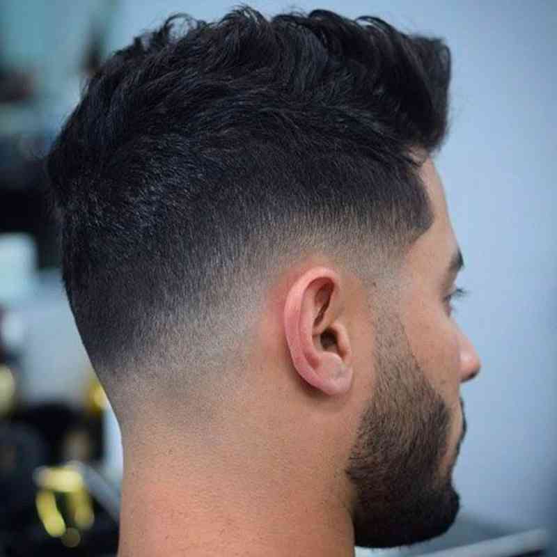 low fade hairstyle