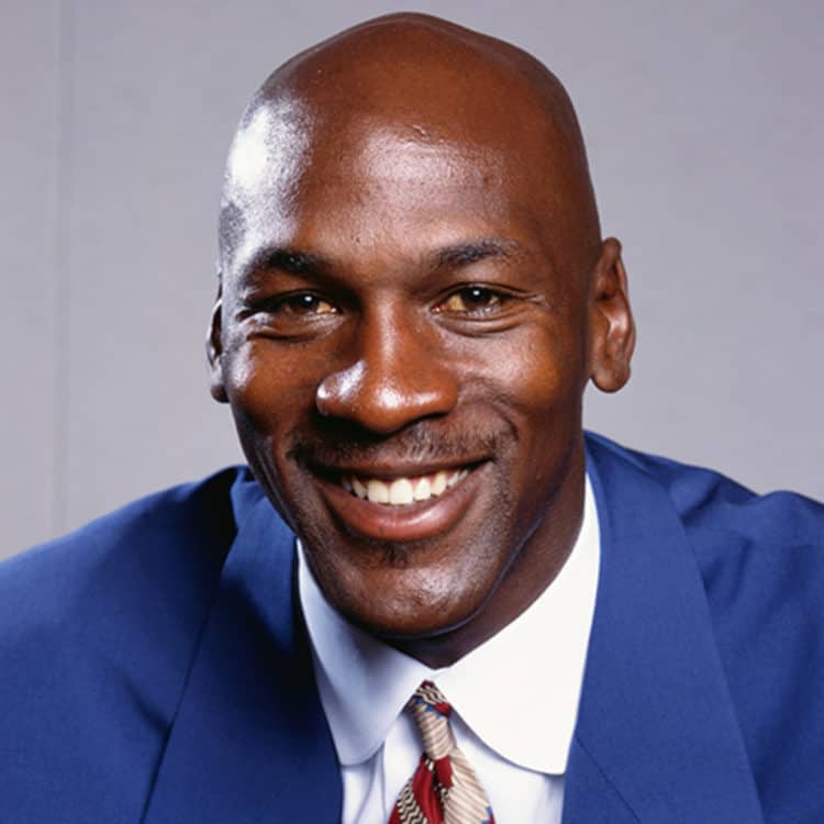 Michael Jordan without Hair