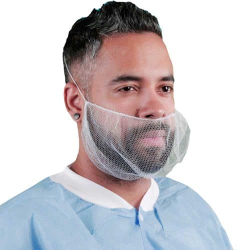 See-Through Netted Beard Snood