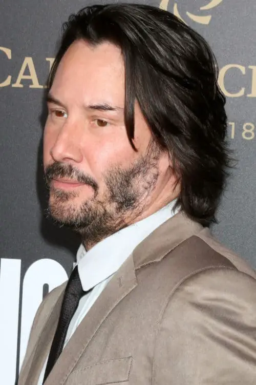 Keanu Reeves patchy mustache