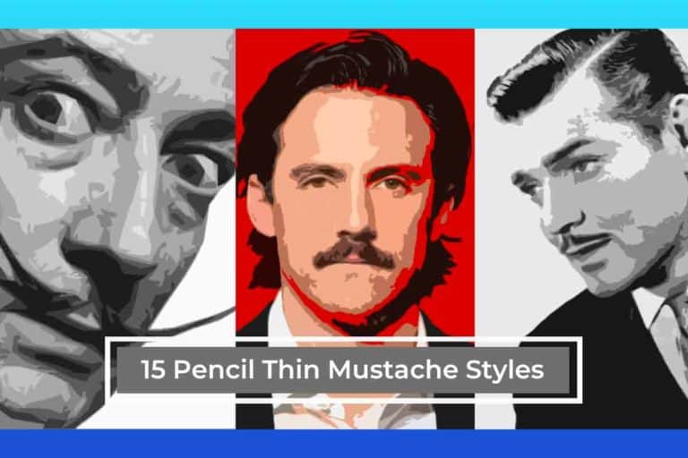 Pencil Thin Mustache Styles