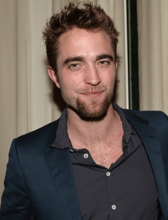 Robert Pattinson scruffy anchor goatee