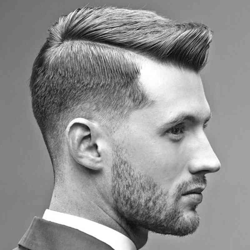 taper fade haircut with comb over