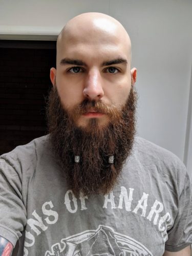Viking Beard with Rings