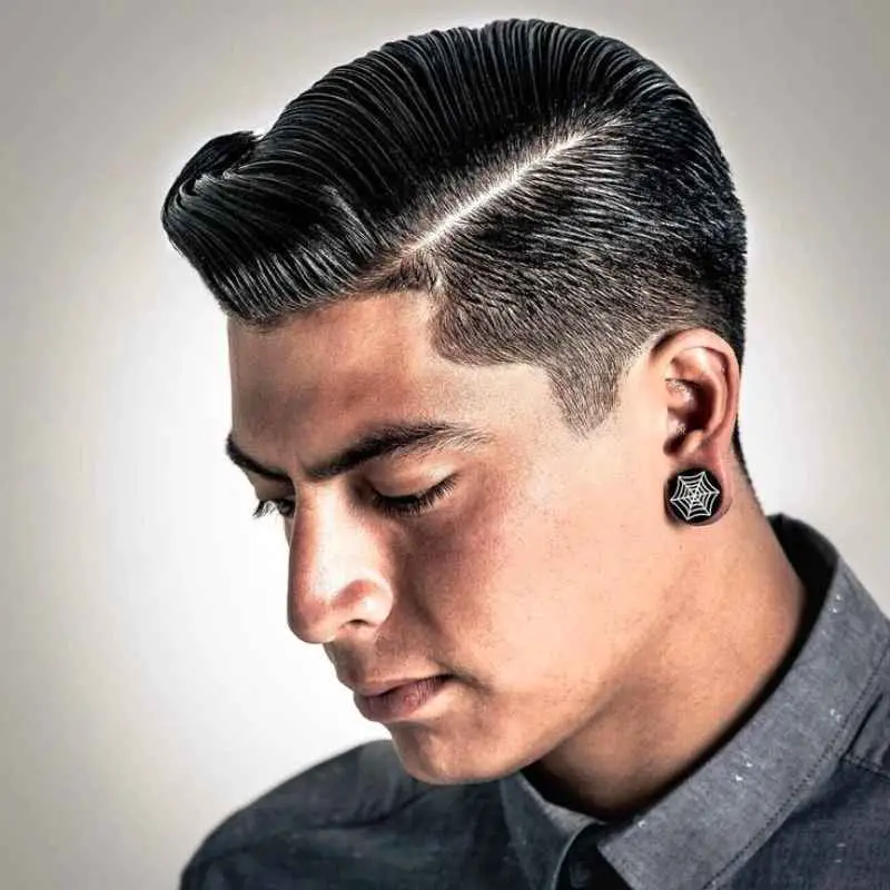 Hard Part Wet Hairstyle Hard Part Wet Hairstyle